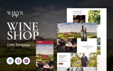 Winyr - Wine Shop Multipurpose Responsive WordPress Theme