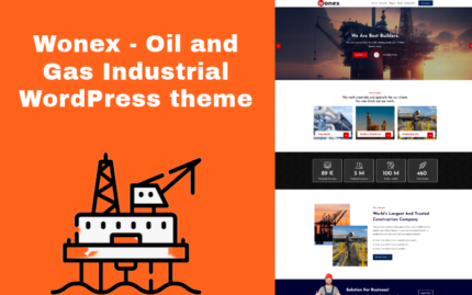 Wonex - Tema WordPress Industri Minyak dan Gas