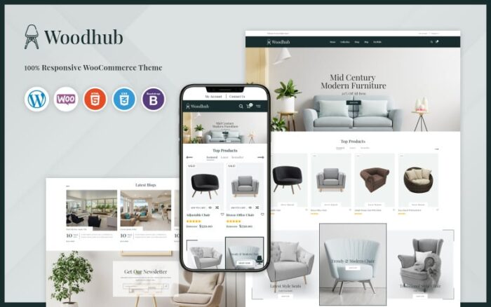 Woodhub - Furniture WooCommerce Template