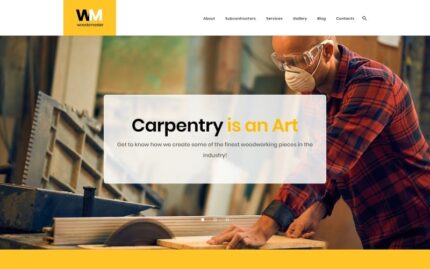 Woodsmaster - Carpenter & Handyman WordPress Theme