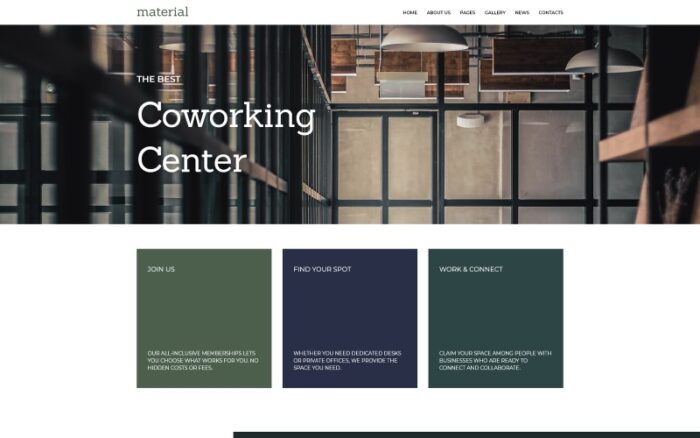 Work Town - Template Joomla Ruang Kerja Bersama