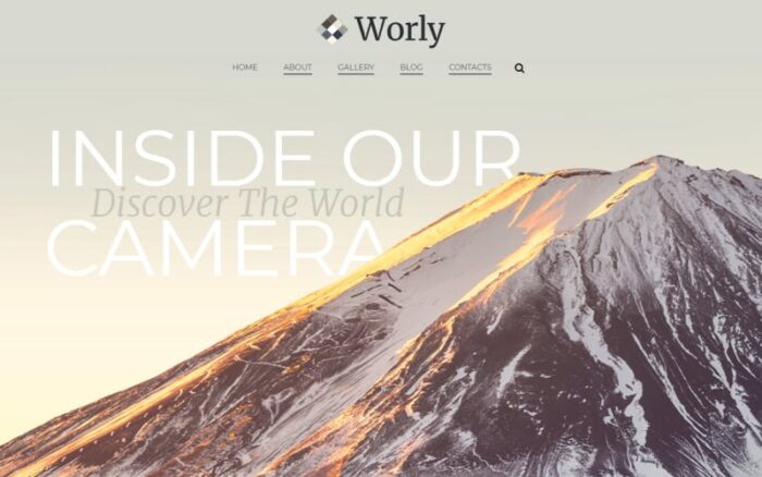 Worly - Tema WordPress Elementor Modern Serbaguna untuk Fotografi