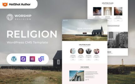 Worship - Religion WordPress Elementor Theme