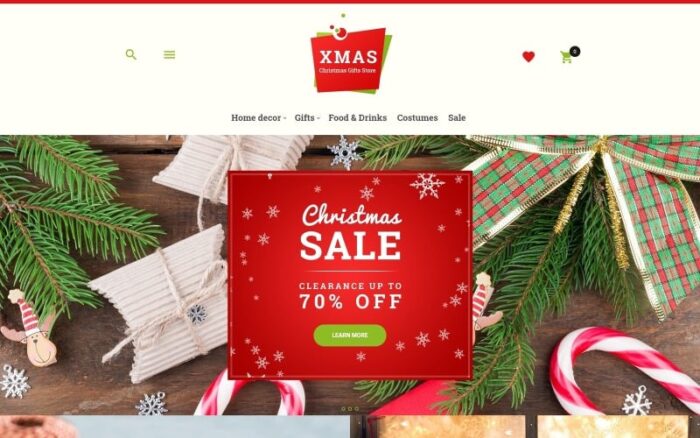 Xmas - Toko Hadiah Natal Tema Magento Responsif