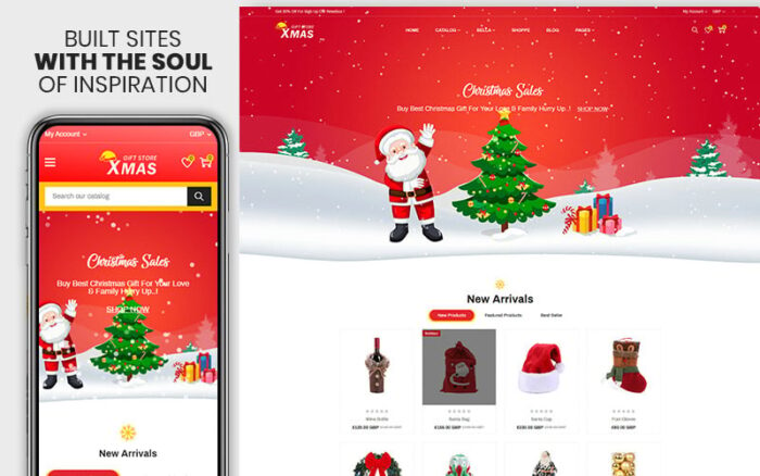 Xmas - Tema Shopify Hadiah & Dekorasi Natal