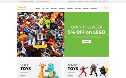 Yo-Yo Toy Store OpenCart Template