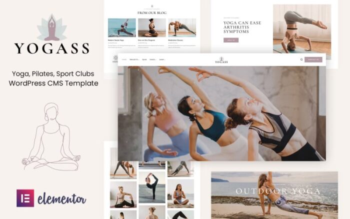 Yogass - Tema WordPress Yoga, Kebugaran dan Gaya Hidup