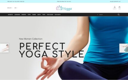 Yogga - Tema PrestaShop Toko Olahraga