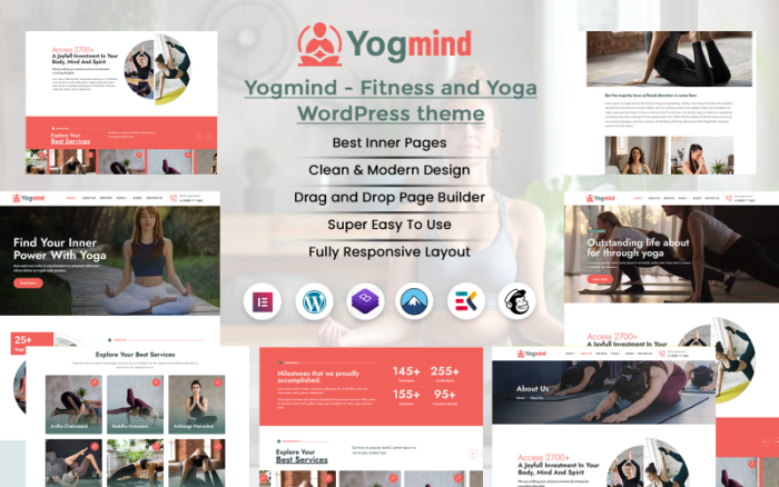 Yogmind - Tema WordPress Kebugaran dan Yoga