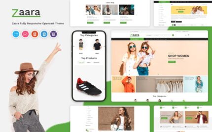 Zaara - Fashion Store OpenCart Template