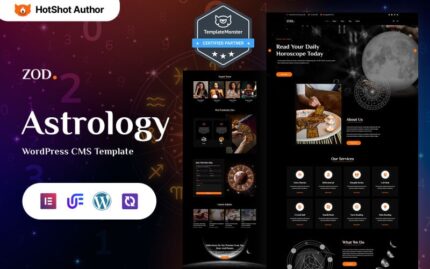 Zodiec - Tema WordPress Elementor Astrologi dan Horoskop