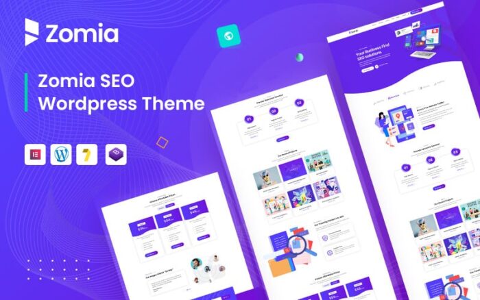 Zomia - Tema WordPress Pemasaran SEO