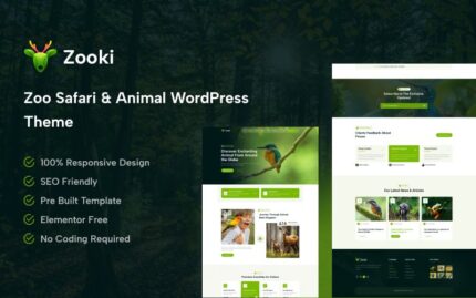 Zooki – A Premium Zoo Safari & Animal WordPress Theme