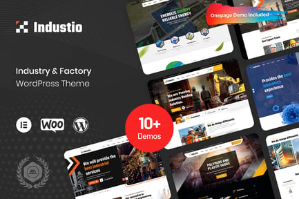 Industio - Industry & Factory WordPress Theme