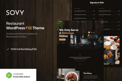 Sovy – Restaurant FSE WordPress Theme