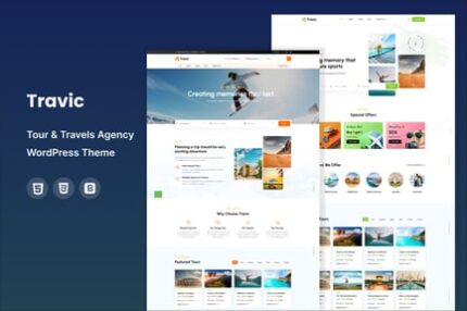 Travic - Tour & Travels Agency WordPress Theme