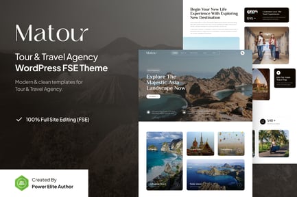 Matour – Tour & Travel Agency FSE WordPress Theme