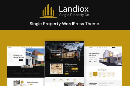 Landiox - Single Property WordPress Theme