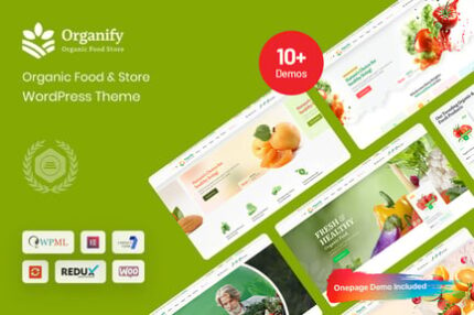 Organify - Organic Food Products WordPress Theme