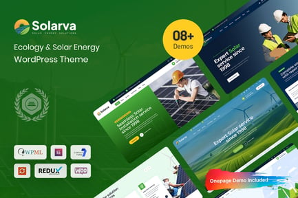 Solarva - Ecology & Solar Energy Theme