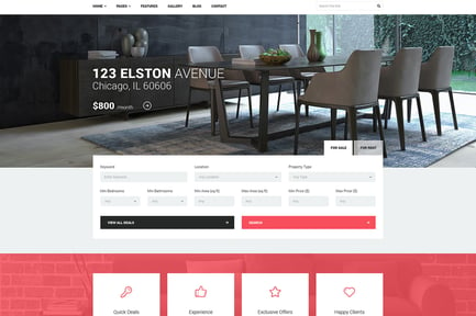 Good Homes - Real Estate WordPress Theme