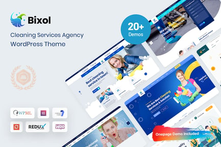 Bixol - Cleaning Services WordPress Theme