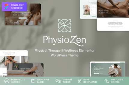 PhysioZen - Chiropractor Wellness WordPress Theme