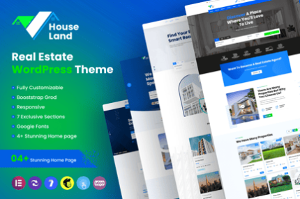 Houseland - Real Estate WordPress Theme