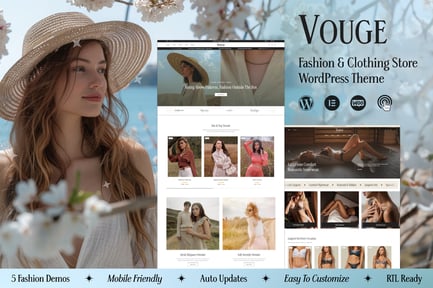 Vouge - Fashion Store WooCommerce Theme