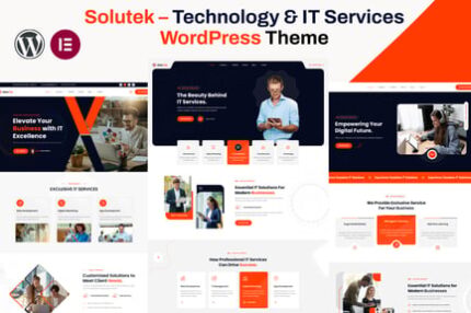 Solutek - Technology & IT Services WordPress Theme