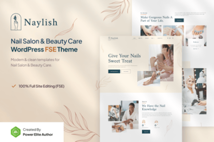 Naylish – Nail Salon & Beauty Care WordPress Theme