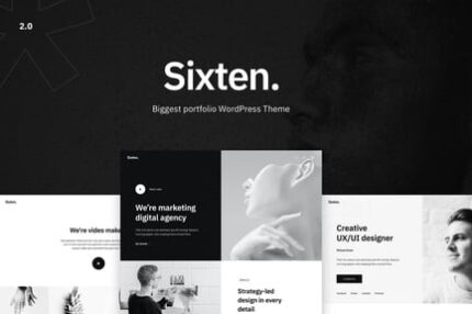 Sixten - Minimalist Portfolio WordPress Theme