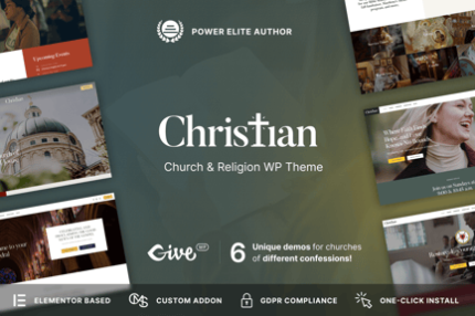 Christian - Church WordPress Theme