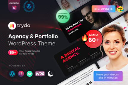 Trydo - Agency & Portfolio WordPress Theme