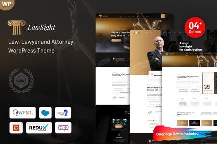 Lawsight - Law & Lawyer WordPress Theme
