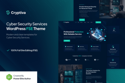 Cryptiva - Cyber Security Services WordPress Theme