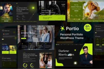 Portio - Personal Portfolio Resume WordPress Theme