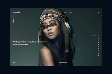 Umbrella - Photography WordPress Theme.