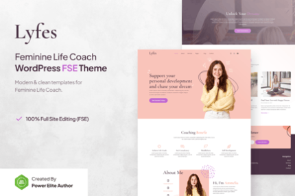 Lyfes – Feminine Life Coach & Speaker WP Theme