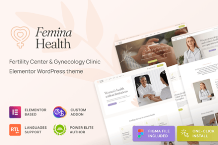 Femina Health - Fertility Clinic WordPress Theme