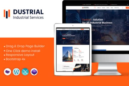 Dustrial - Factory & Industrial WordPress Theme