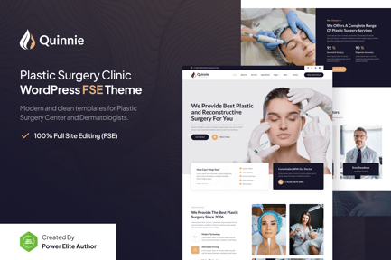 Quinnie – Plastic Surgery Clinic WordPress Theme