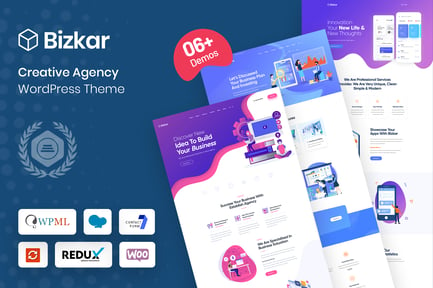 Bizkar - Creative Agency WordPress Theme