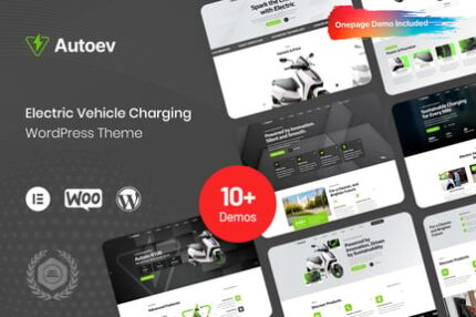 Autoev - Electric Vehicle Charging WordPress Theme