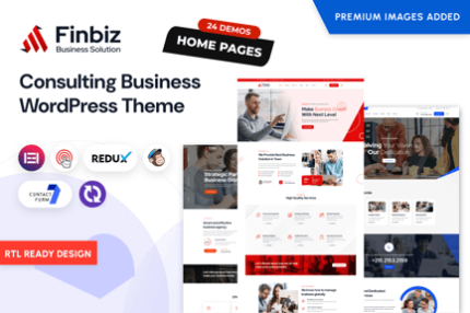 Finbiz - Consulting Business WordPress Theme