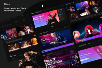 Gana - Music and Event WordPress Theme