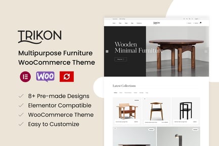 Trikon - Multipurpose Furniture WooCommerce Theme