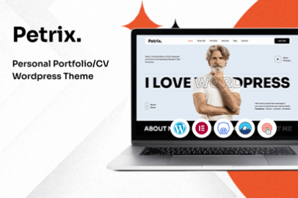 Petrix - Personal Portfolio WordPress Theme