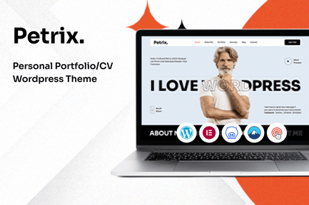 Petrix - Personal Portfolio WordPress Theme