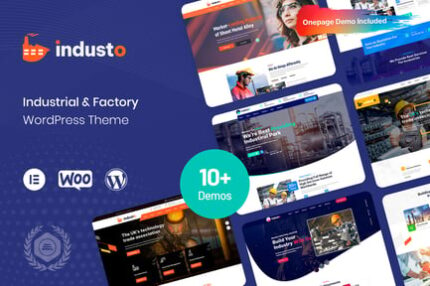 Industo - Industrial Industry & Factory WordPress